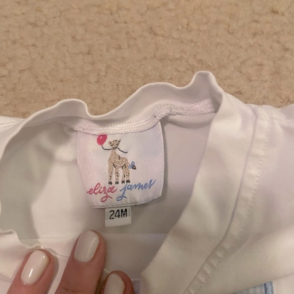 Boys Valentine’s Smocked Long Sleeve Shirt - Picture 5 of 8